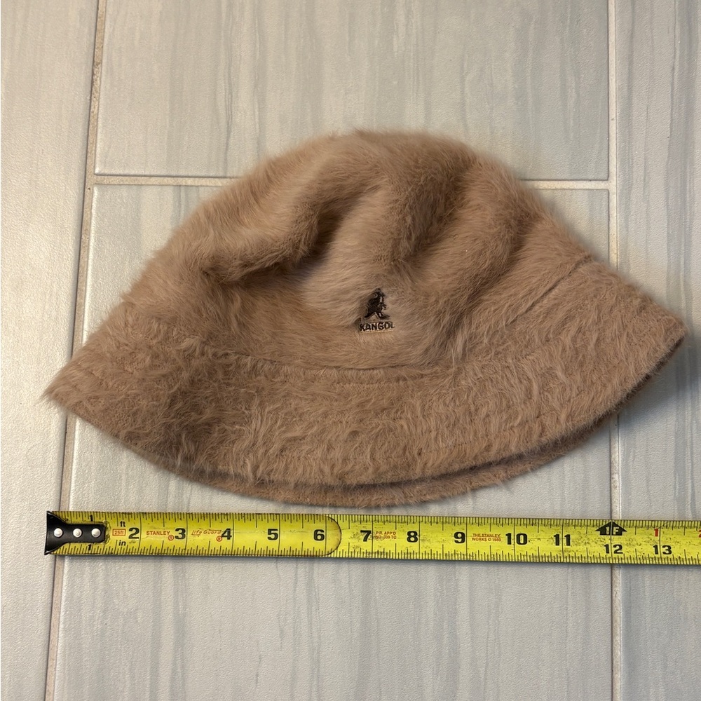 Kangol Furgora Bucket Men’s Angora blend Tan Hat - Picture 8 of 12
